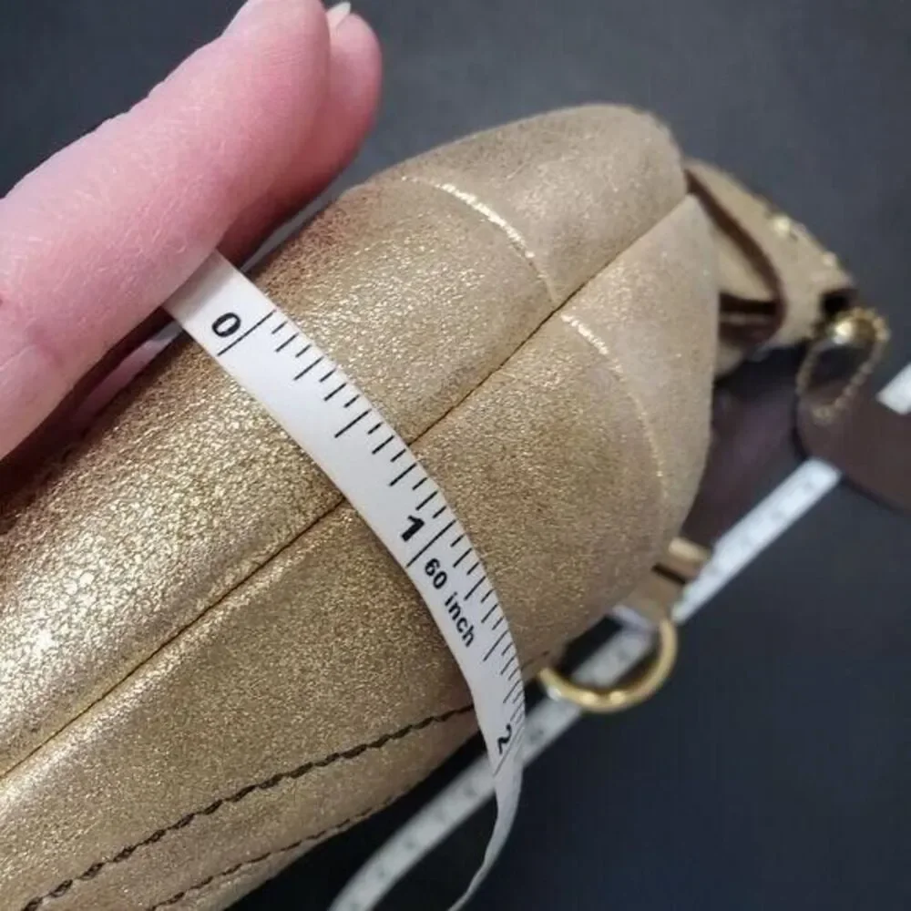 Coach Leather Limited Edition Soho Metallic Gold Shoulder Bag
